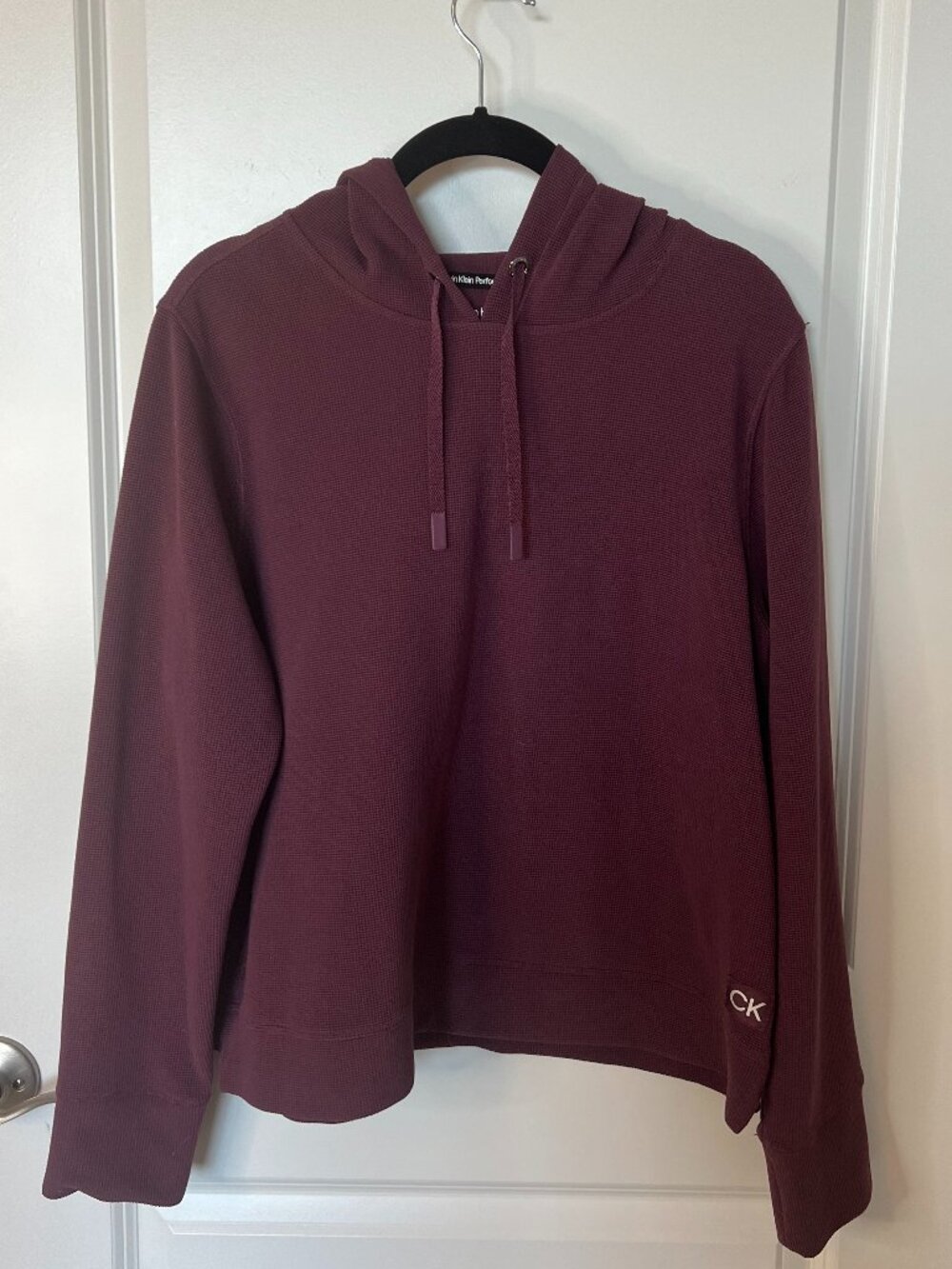 Calvin Klein Wicking Performance Hoodie XL Maroon